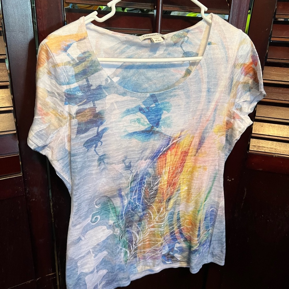 Cold water Creek lined shirt M (10-12)